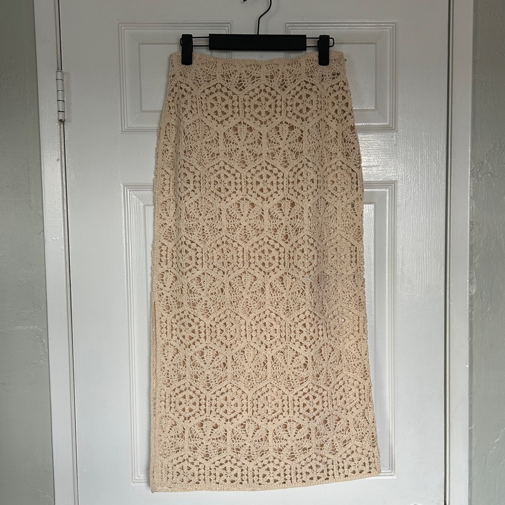 H&M Crocheted Skirt